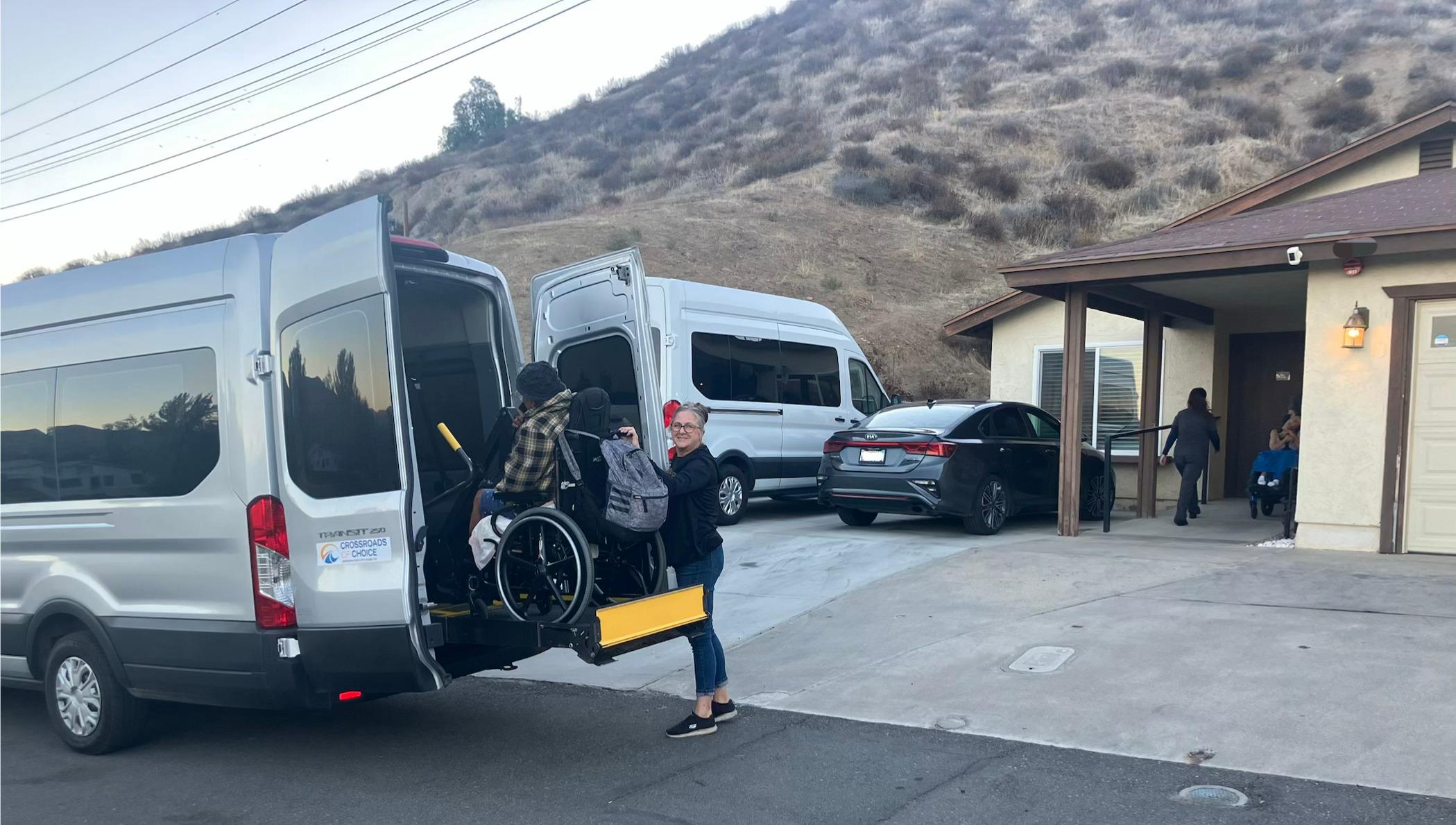 Aces House community van